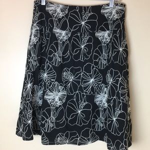 Chico’s embroidered skirt size 1.5, lined, summery
